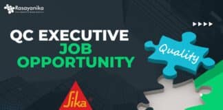 QC Executive Job Opportunity