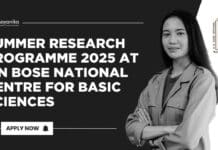 Summer Research Programme 2025