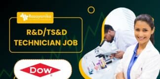  R&D/TS&D Technician Job at Dow.