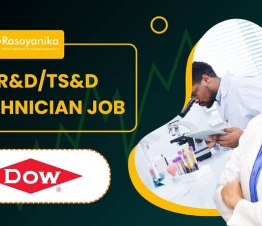  R&D/TS&D Technician Job at Dow.