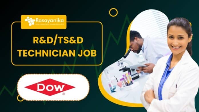  R&D/TS&D Technician Job at Dow.