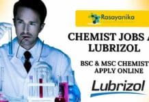 Chemist Jobs at Lubrizol