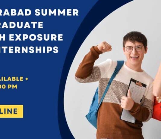 IIT Hyderabad SURE Internships 2025