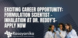 Formulation Scientist Role at Dr. Reddy’s - Apply Now