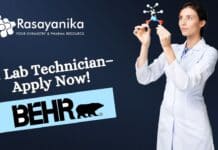Jr. Lab Technician at Behr Paint – Apply Now!