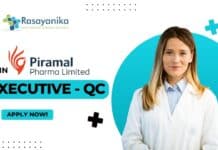 Executive QC at Piramal Pharma