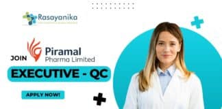 Executive QC at Piramal Pharma