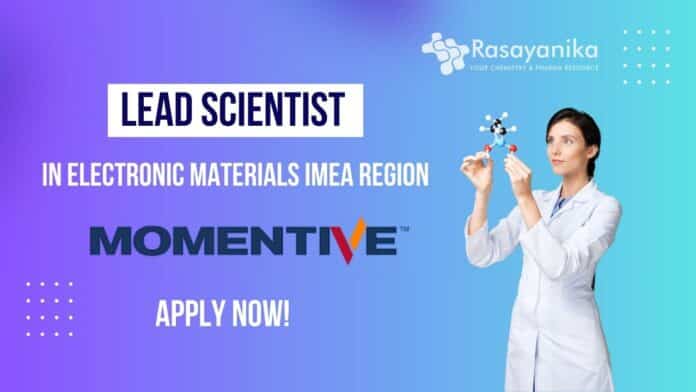 Lead Scientist at Momentive