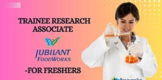 Trainee Research Associate Job Jubilant Biosys