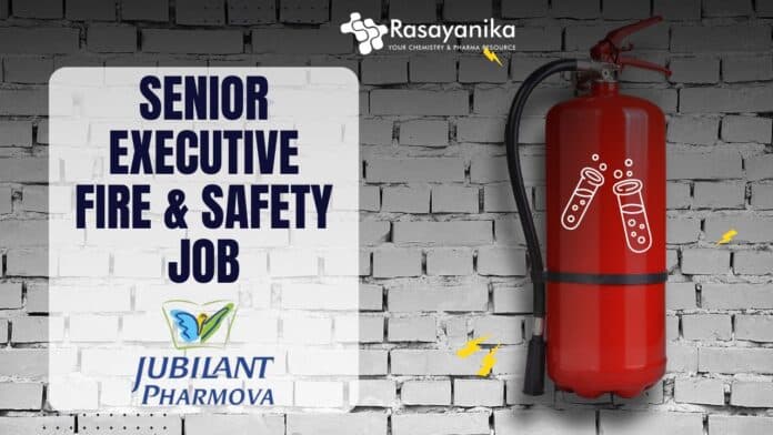 Chemistry Position at Jubilant Pharmova Limited, Apply Now!