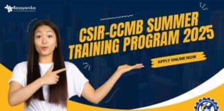 CSIR-CCMB Summer Training Program 2025