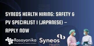 Syneos Health Hiring: Safety & PV Specialist I (Japanese) – Apply Now