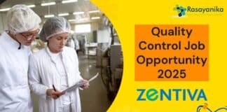 Quality Control Job Opportunity 2025