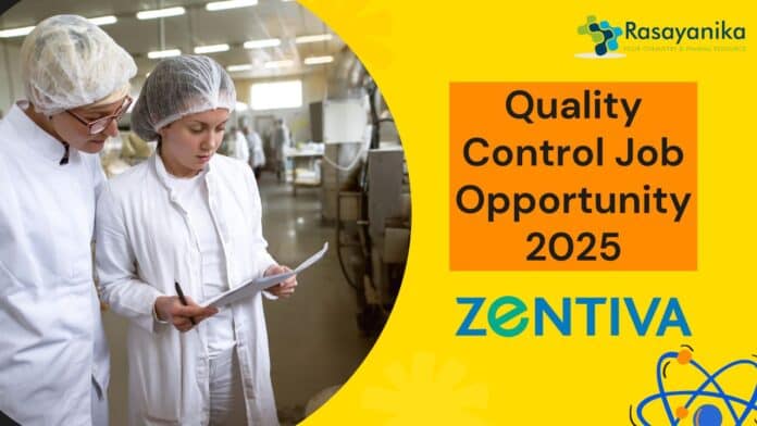 Quality Control Job Opportunity 2025