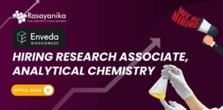 Enveda: Hiring Research Associate, Analytical Chemistry- Apply Now 