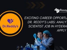 Exciting Career Opportunity: Dr. Reddy's Labs: Analytical Scientist Job in Hyderabad- Apply Now
