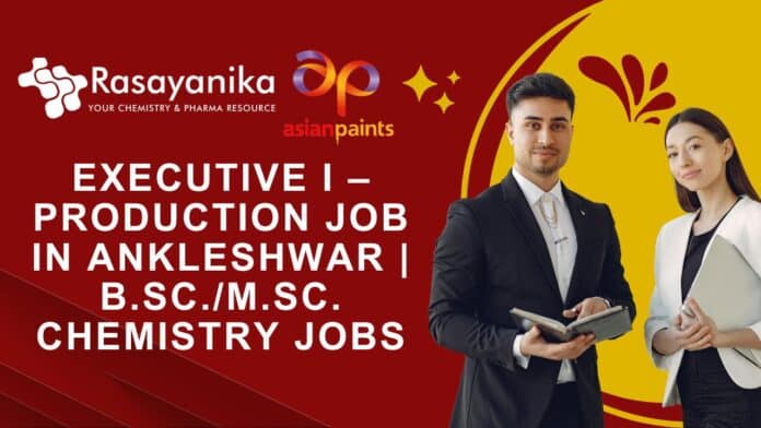 Asian Paints Production Executive - Chemistry Apply Online