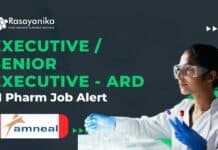 Executive ARD Job at Amneal