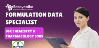 Formulation Data Specialist
