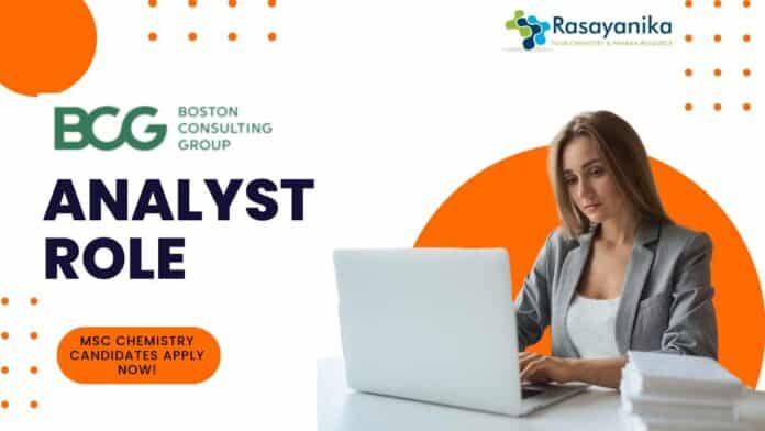 Analyst Role at BCG Vantage New