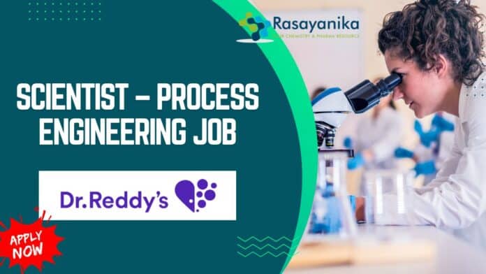 Scientist – Process Engineering Job