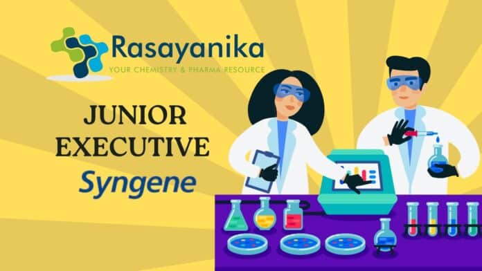 Freshers Chemistry Jobs at Syngene - Apply Online