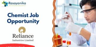 Chemist Job Opportunity