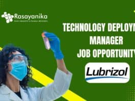 Chemical Engineering Job Lubrizol - Apply Now!