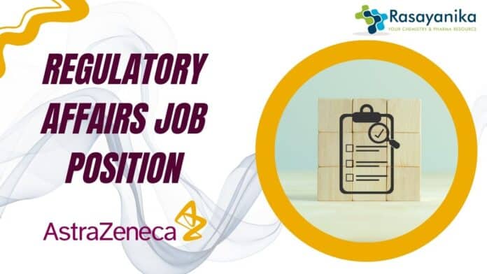 Regulatory Affairs Job Position