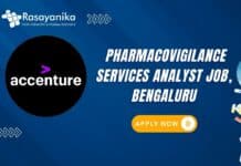Join Accenture As a Pharmacovigilance Services Analyst, Bengaluru