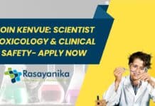 Join Kenvue: Scientist Toxicology & Clinical Safety- Apply Now