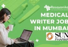Medical Writer Job in Mumbai Sun Pharma Laboratories Ltd