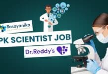 PK Scientist Job at Dr. Reddy’s Laboratories