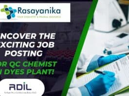 QC Chemist Job at Rohan Dyes & Intermediates Ltd