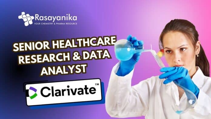 Senior Healthcare Analyst at Clarivate