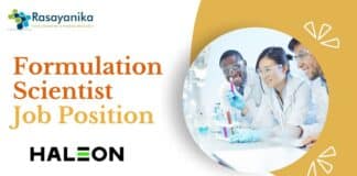 Formulation Scientist Job Position