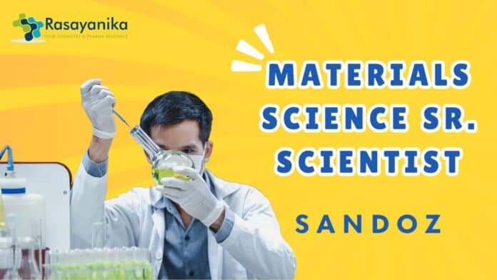 Materials Science Sr. Scientist