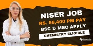 NISER Project Scientific Assistant Job
