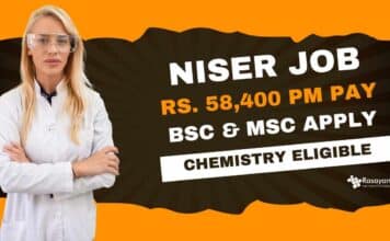 NISER Project Scientific Assistant Job