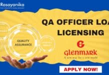 QA Officer at Glenmark Pharmaceuticals, Apply Now!