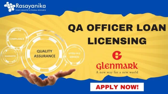 QA Officer at Glenmark Pharmaceuticals, Apply Now!