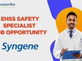 EHSS Safety Specialist job OPPORTUNITY