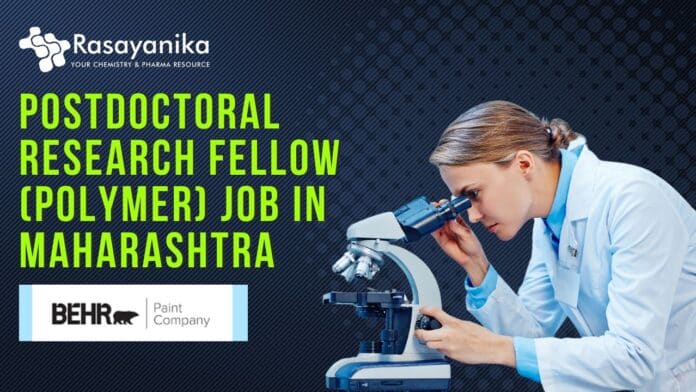 Chemistry Postdoc Research Fellow at Behr Paint Company - Apply Now