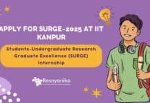 SURGE-2025 IIT Kanpur Registrations