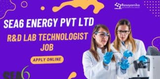 Sea6 Energy R&D Lab Technologist Job