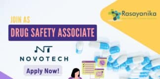 Drug Safety Associate at Novotech