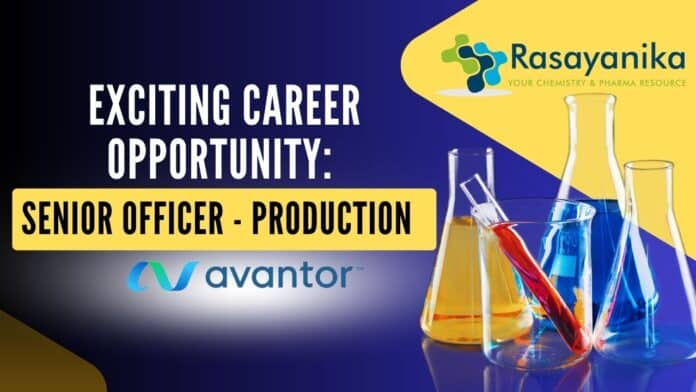 Latest Chemistry Job at Avantor