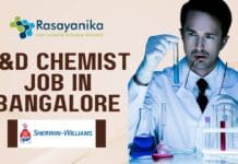R&D Chemist Job aat Sherwin-Williams -  Apply Now