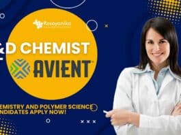 R&D Chemist at Avient