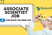 Associate Scientist Job at Colgate-Palmolive, Pharma apply. 